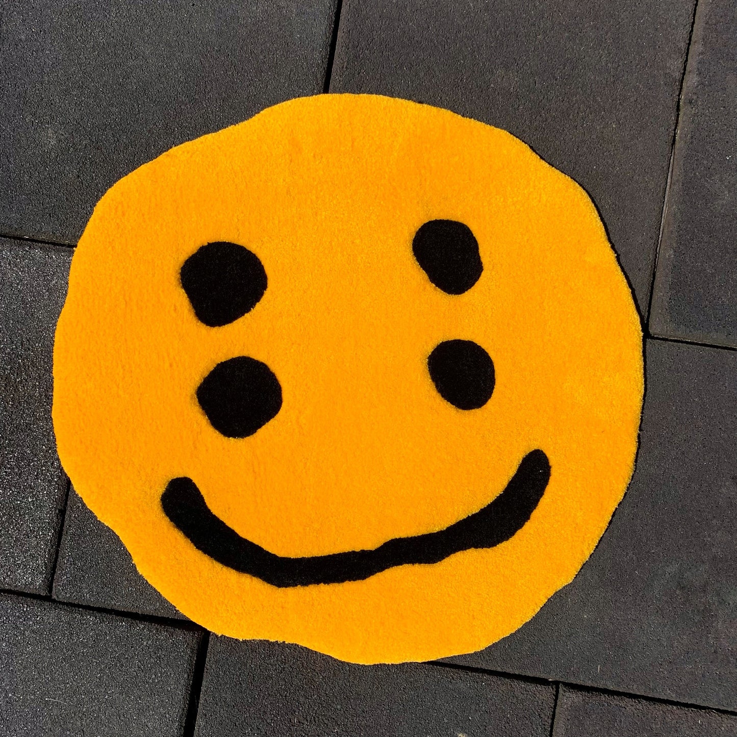 Custom Smiley Tufted Fluffy Rug, Carpets Personalized Size For Livingroom Best Gift