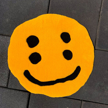 Custom Smiley Tufted Fluffy Rug, Carpets Personalized Size For Livingroom Best Gift