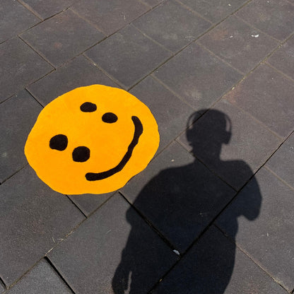 Custom Smiley Tufted Fluffy Rug, Carpets Personalized Size For Livingroom Best Gift