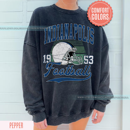 Indianapolis Football Vintage Style Shirt, Indianapolis Sweatshirt, Sunday Football, Indianapolis Football Fan Shirt, Indianapolis Game Day