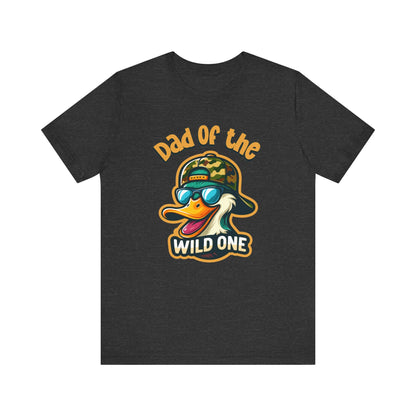 Dad of the Wild One T-Shirt: Duck Hunting Birthday - Bella Canvas 3001