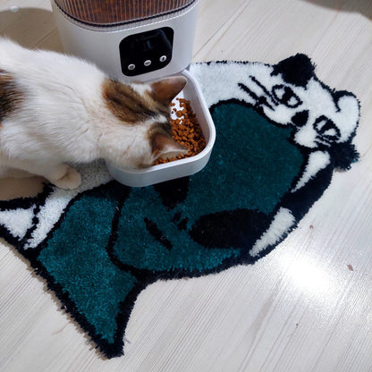 Cat Rug, Tufted Rug, Alien Rug, Handmade Rug, Animal Rug,Home Decor,Area Rug,Living Room Rug,Housewarming Gift,Cute Rug,Anti-slip,Custom Rug