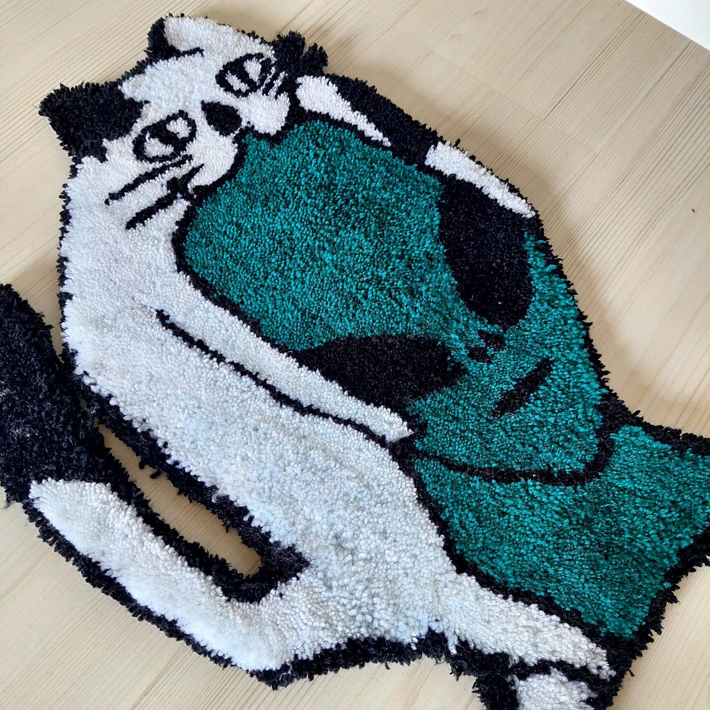Cat Rug, Tufted Rug, Alien Rug, Handmade Rug, Animal Rug,Home Decor,Area Rug,Living Room Rug,Housewarming Gift,Cute Rug,Anti-slip,Custom Rug