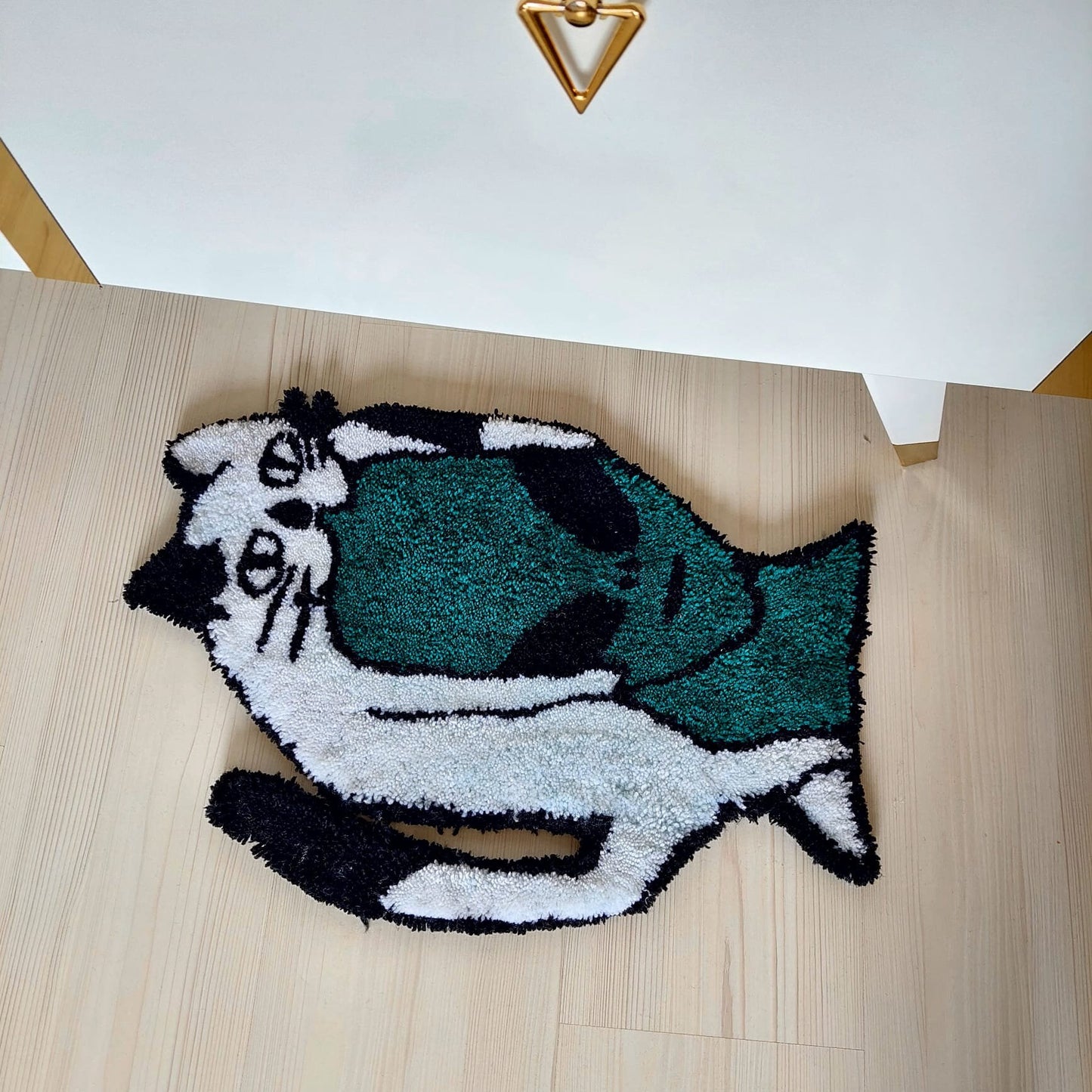Cat Rug, Tufted Rug, Alien Rug, Handmade Rug, Animal Rug,Home Decor,Area Rug,Living Room Rug,Housewarming Gift,Cute Rug,Anti-slip,Custom Rug