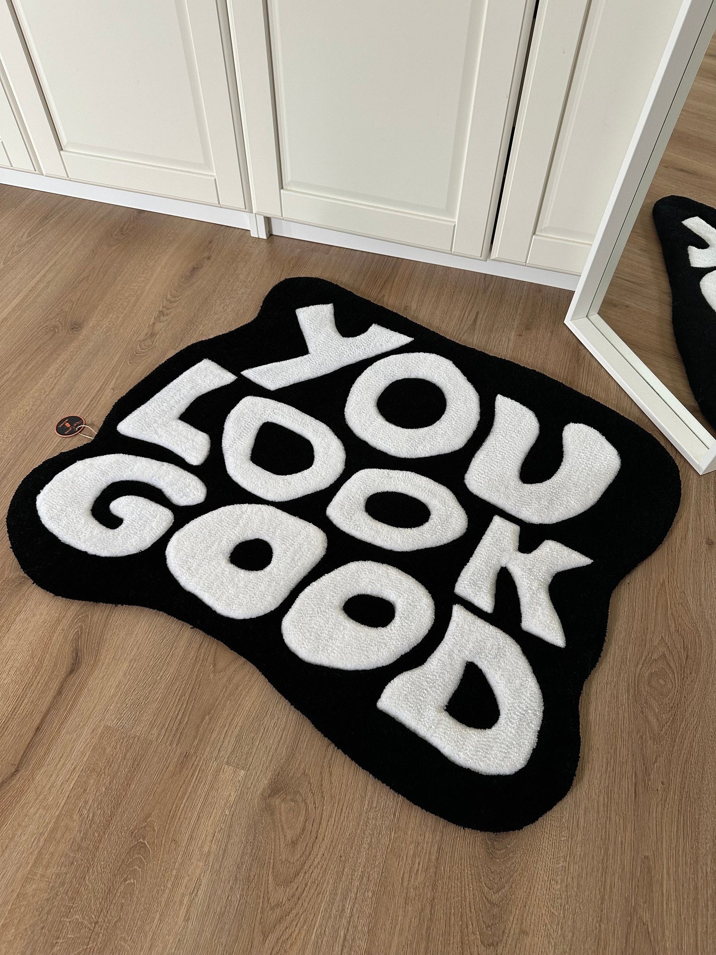 Handmade Tufted Rug: Custom Writing, Personalized Rug