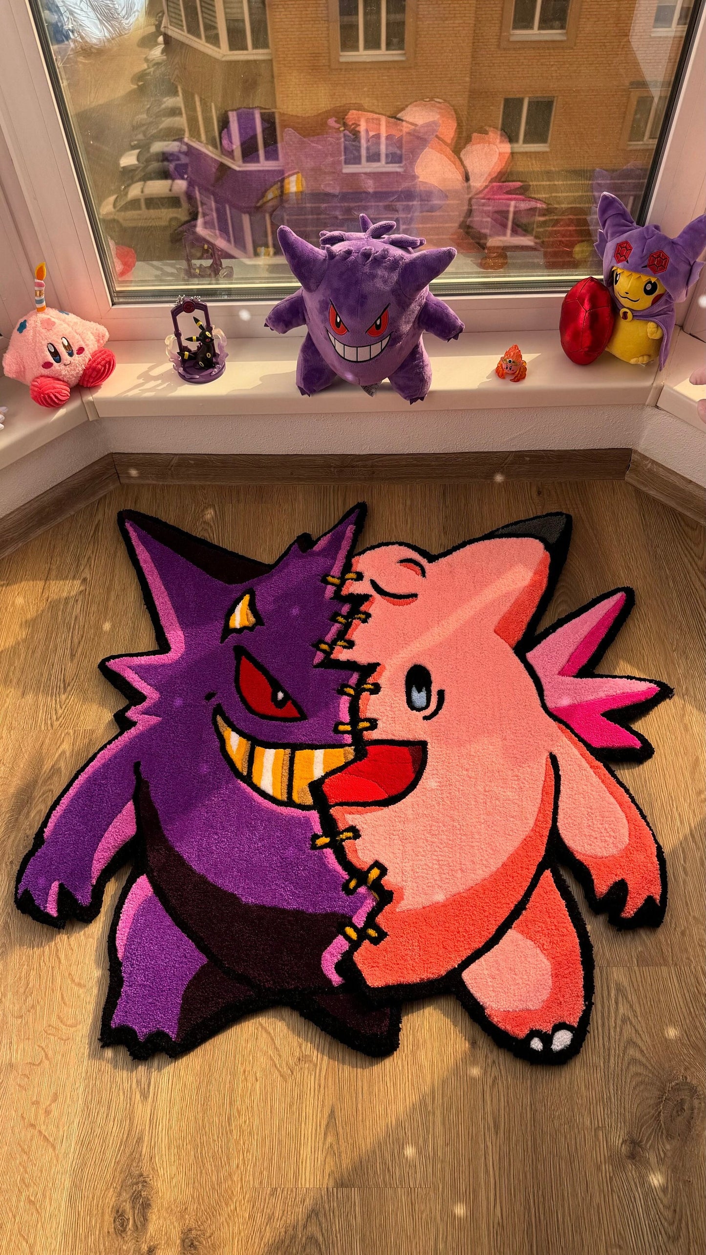 Handmade tufting rug with movable parts | tufting rug | custom rug