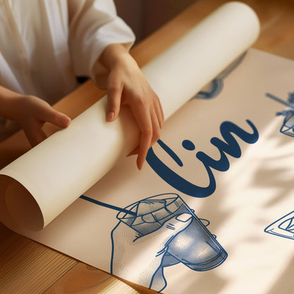 Trendy Cin Cin wall art Print, Alcohol Print Retro Poster, Bar Decor Wall Art, Modern Art Print, Kitchen wall decor, Couple Dancing Art