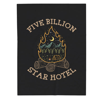 Camping blanket, campfire blanket, camping throw blanket, campfire throw blanket, camping blanket gift, campfire blanket gift