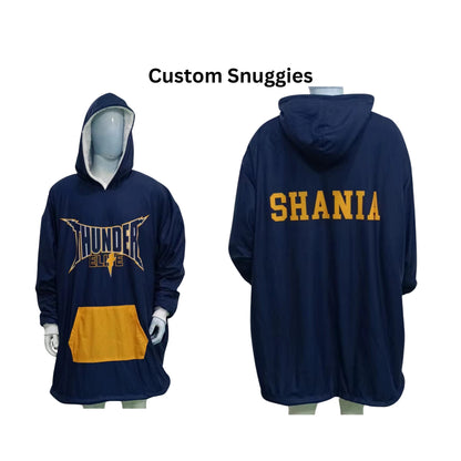 Custom Wearable Blanket, Cozy Hoodie blanket with sleeves, Fleece hooded blanket with sleeves, personalized blanket with sleeves, snuggie