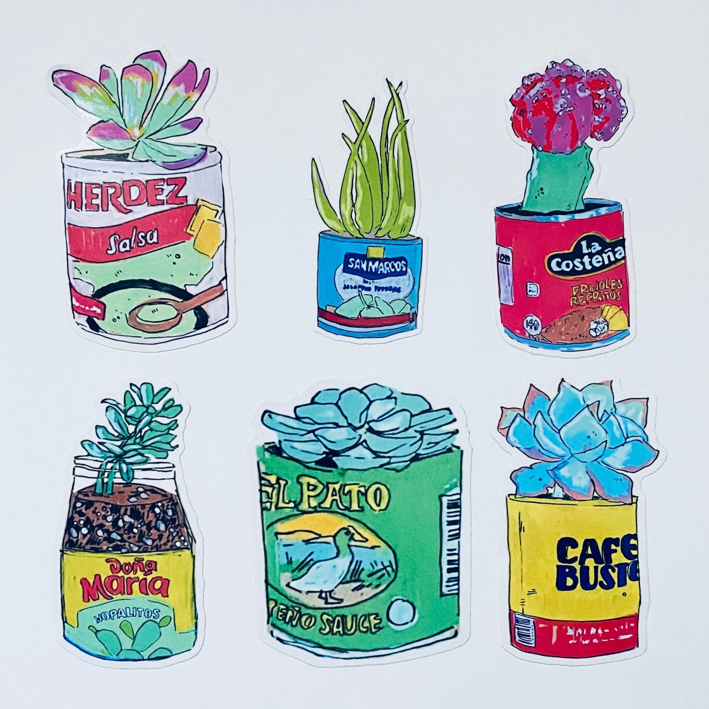Rasquachismo Jalapeno Succulent | Large 5" Sticker Decal | Water-Resistant | Latino Plants in Cans