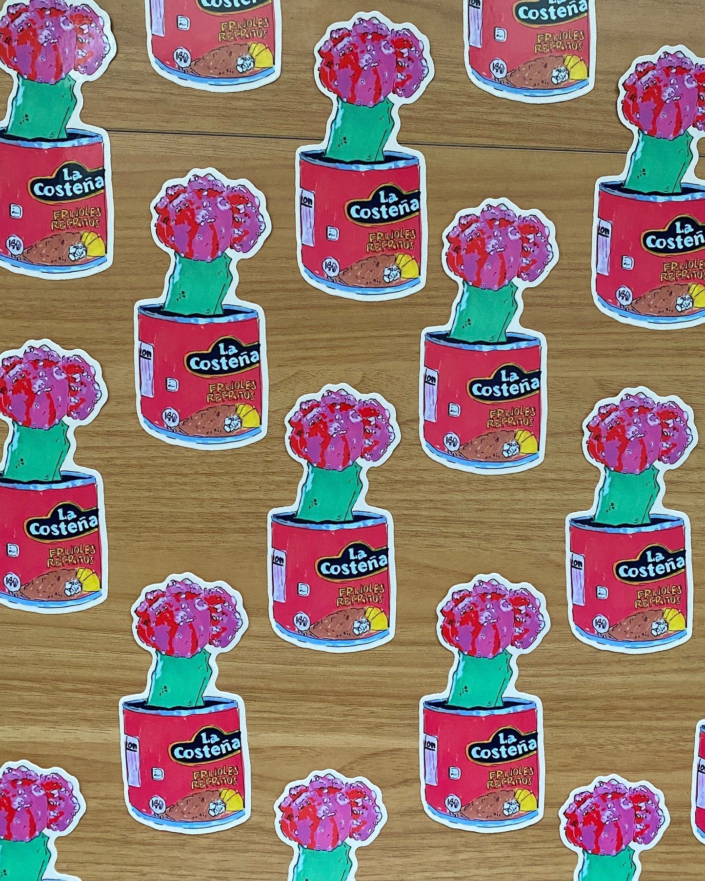 Rasquachismo Nopalitos Succulent | Large 5" Sticker Decal | Water-Resistant | Latino Plants