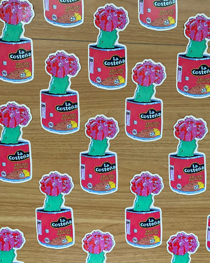 Rasquachismo Nopalitos Succulent | Large 5" Sticker Decal | Water-Resistant | Latino Plants