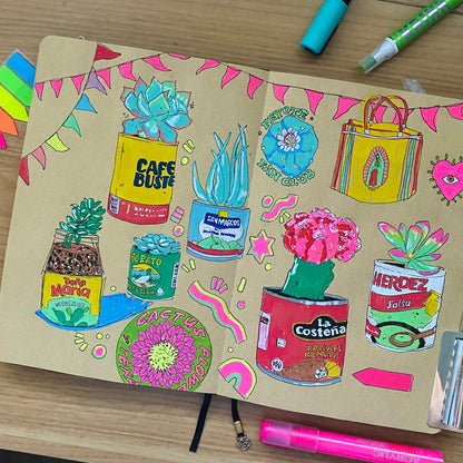 Rasquachismo Salsa Succulent | Large 5" Sticker Decal | Water-Resistant | Latino Plants in Cans