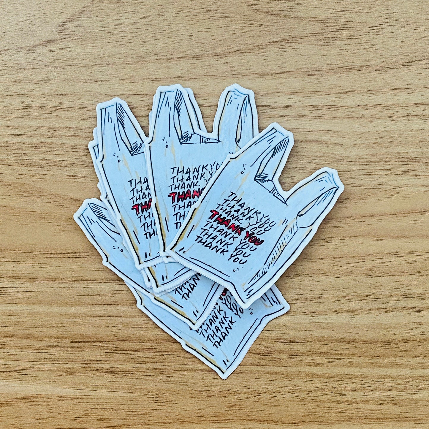 Grocery Bag Icon | 3" Sticker Decal | Water-Resistant | Grocery Shopper Tote