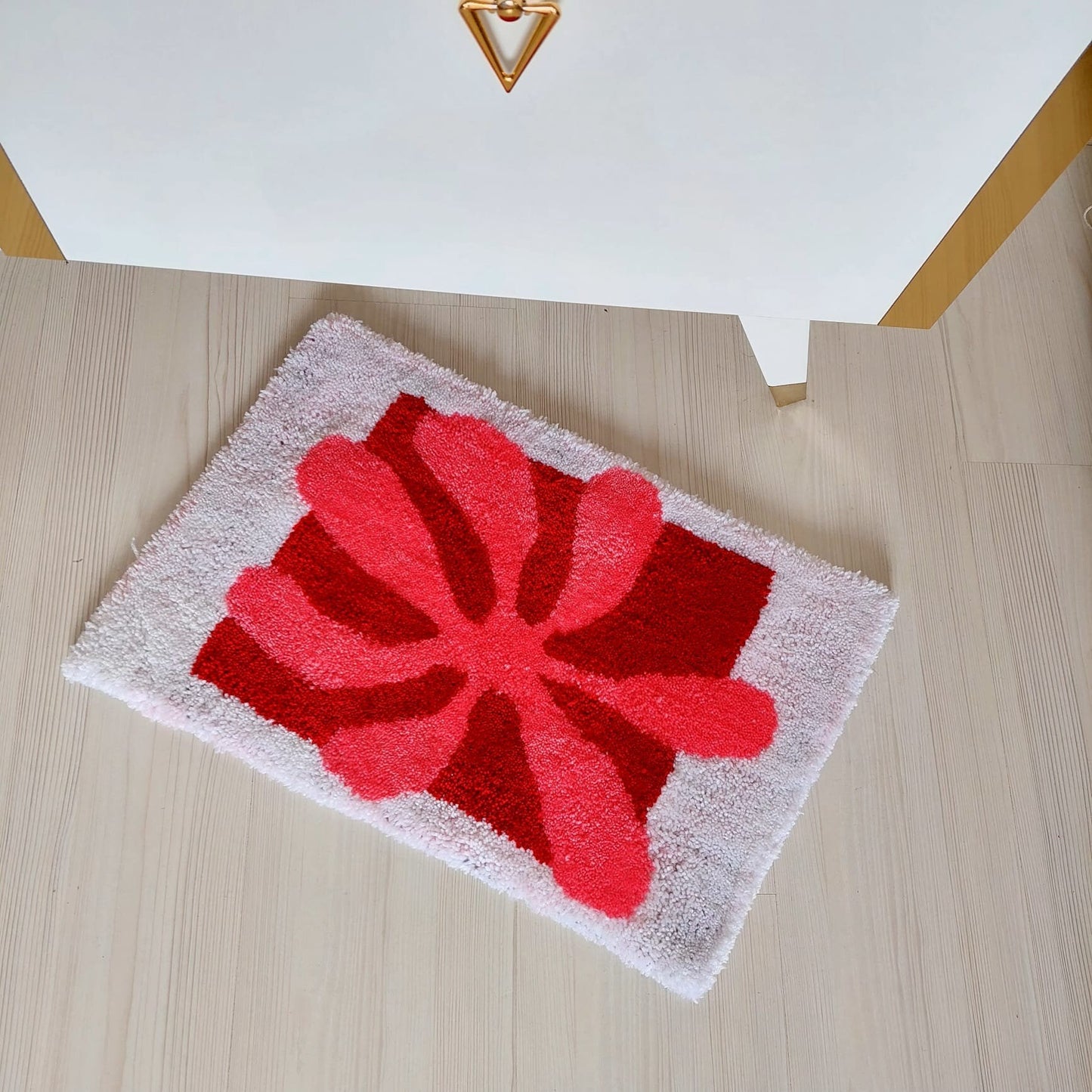 Flower Rug,Tufted Rug,Handmade Rug,Boho Rug,Bohemian Decor,Soft Tufted,Custom Fluffy Gift,Area Rug,Bedroom Rug,Custom Rug, Custom Gift