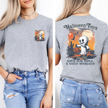 Halloweentown Sweatshirt, Halloween Town  Sweatshirt, Fall Sweatshirt, Pumpkin Shirt, Womens Halloween Sweatshirt, Halloween Gift