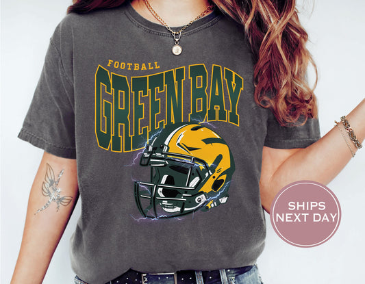 Retro Green Bay Football Shirt, Vintage Green Bay Football Shirt, Green Bay Football Shirt, Trendy Green Bay Football Shirt, Game Shirt