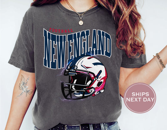 Retro New England Football Shirt, Vintage New England Football Shirt, New England Football, Trendy New England Football Shirt, Game Shirt