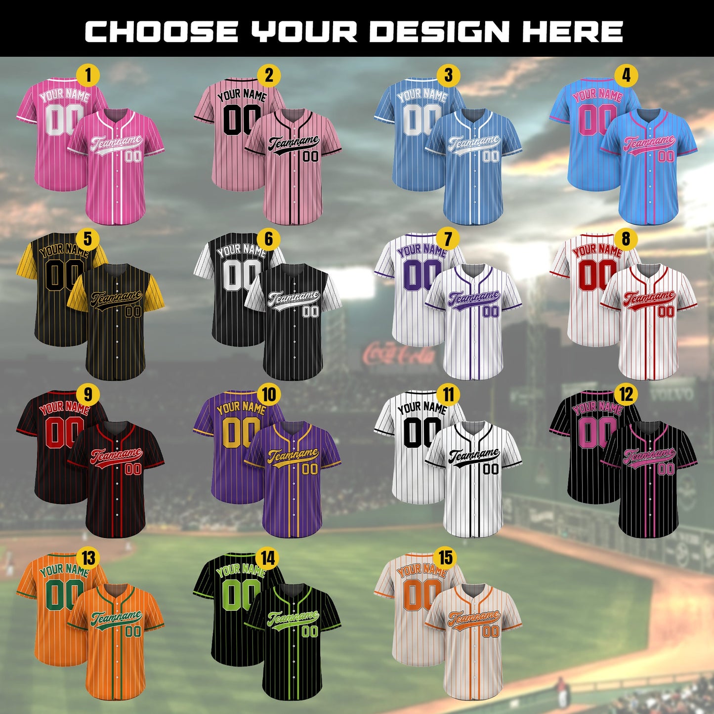 Custom Team Name Number Baseball Jersey Pinstripe, Custom Baseball Jersey for Men Women Youth Kid, Personalized Pinstripe Jersey Pink Black