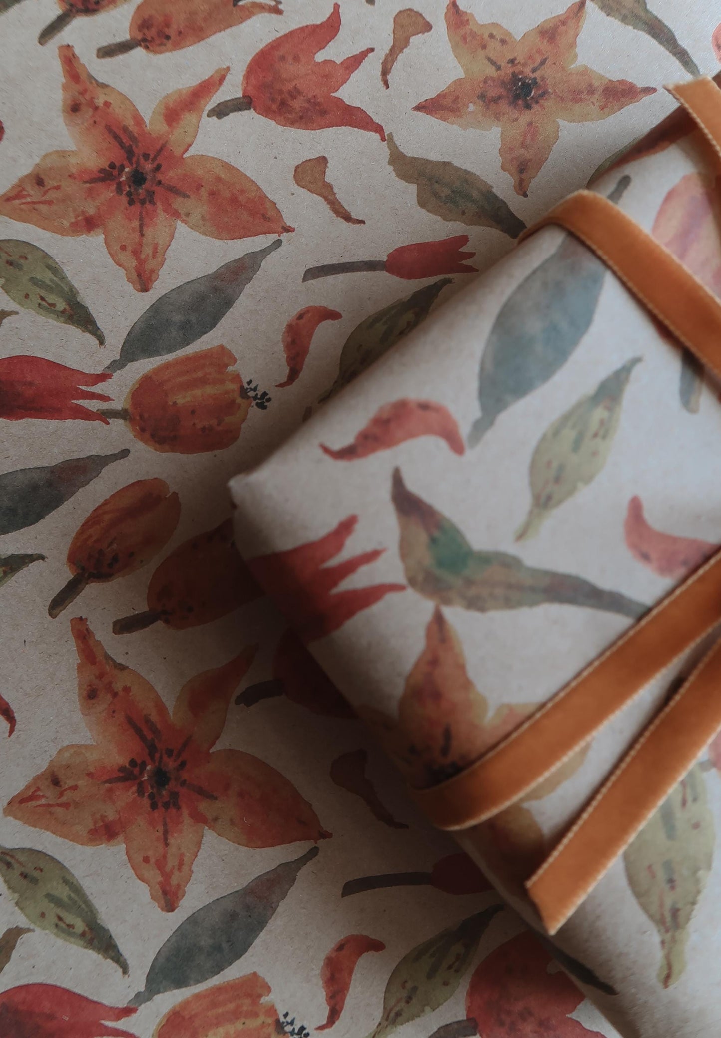 Tulips wrapping paper, Gift Wrap, gift wrapping paper, Gift Warp, Wrapping paper, gift paper, floral wrapping paper, recycled