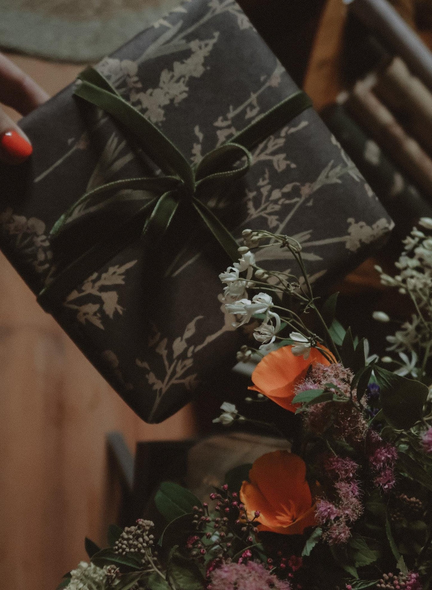 Meadow grasses kraft wrapping paper, Gift Wrap, gift wrapping paper, Gift Warp, Wrapping paper, gift paper, eco-friendly, recycled, natural