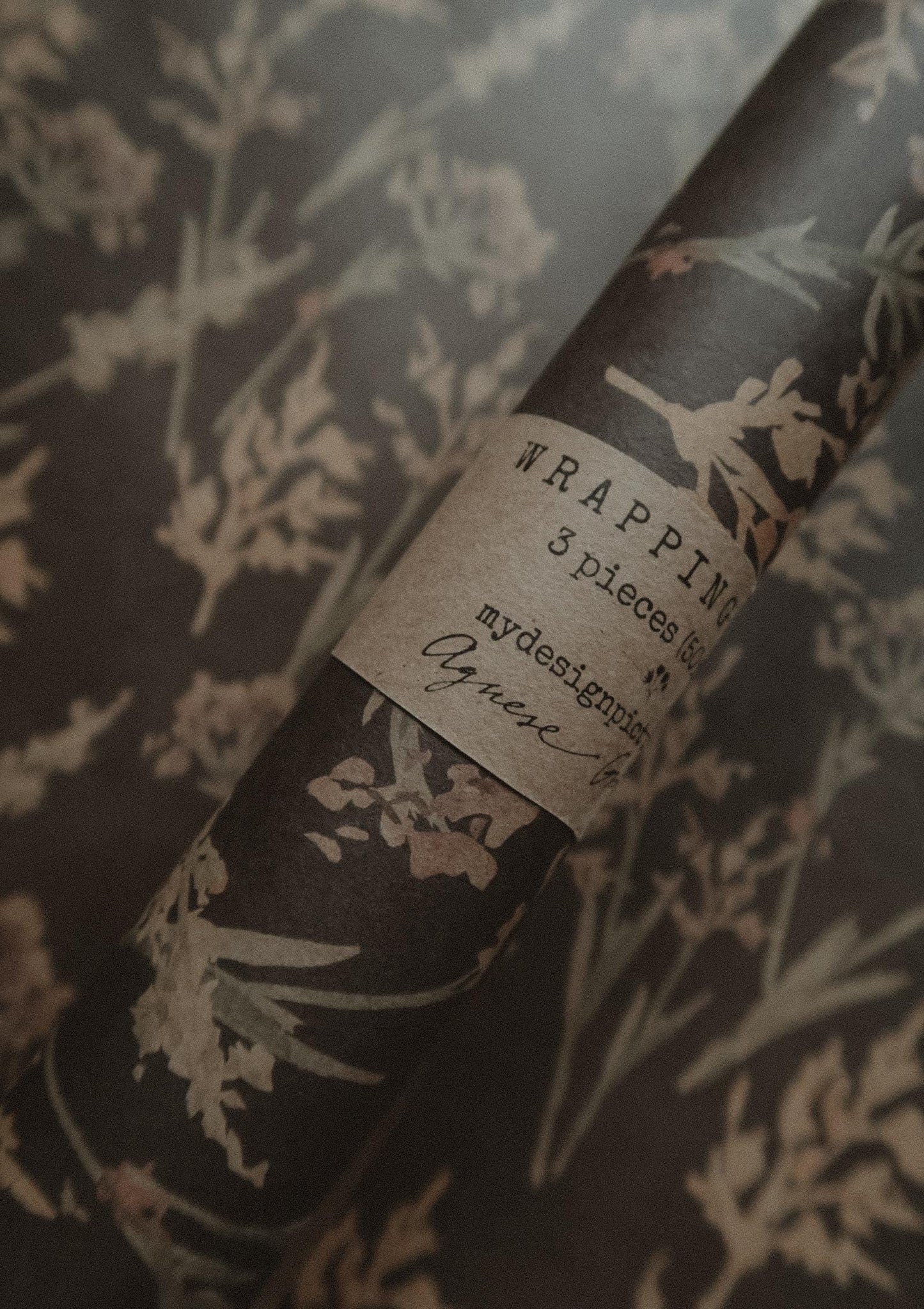 Meadow grasses kraft wrapping paper, Gift Wrap, gift wrapping paper, Gift Warp, Wrapping paper, gift paper, eco-friendly, recycled, natural