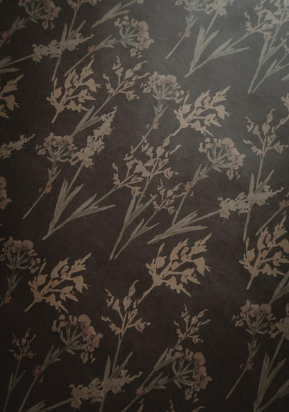 Meadow grasses kraft wrapping paper, Gift Wrap, gift wrapping paper, Gift Warp, Wrapping paper, gift paper, eco-friendly, recycled, natural