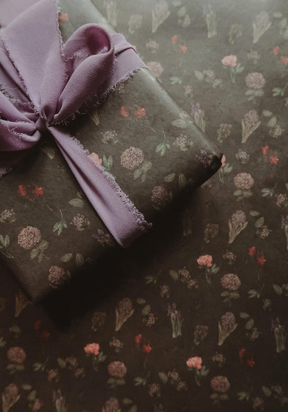 Garden flowers wrapping paper, Gift Wrap, gift wrapping paper, Gift Warp, Wrapping paper, gift paper, floral wrapping paper, recycled