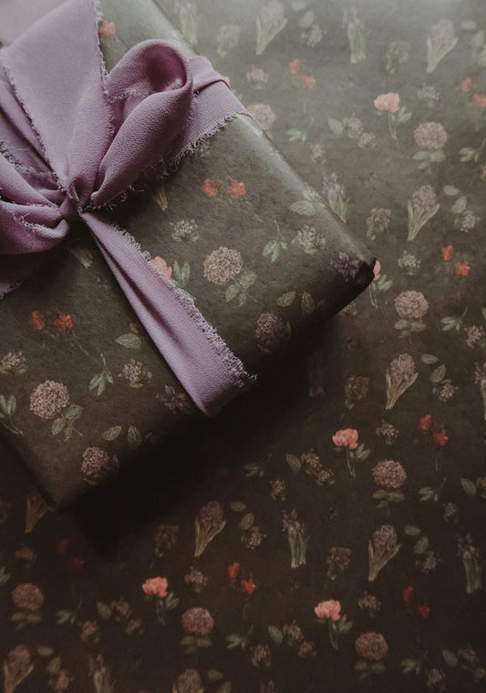 Garden flowers wrapping paper, Gift Wrap, gift wrapping paper, Gift Warp, Wrapping paper, gift paper, floral wrapping paper, recycled