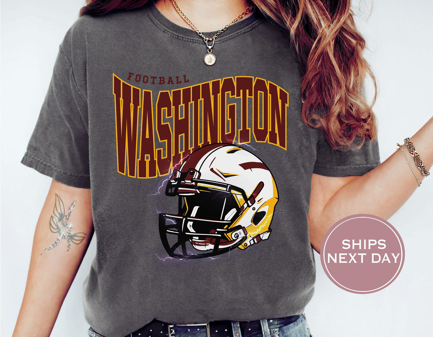 Retro Washington Football Shirt, Vintage Washington Football Shirt, Washington Football Shirt, Trendy Washington Football Shirt, Game Shirt