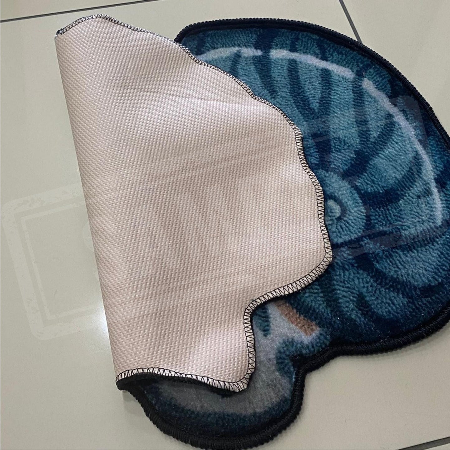 Tufted Look Bath Mat, Sea Shell Bath Mat, Soft Bath Mat, Non Slip Mat, Bathroom Decor, Gift Mat, Rugs For Bathroom, Gift Rug, Washable Mat