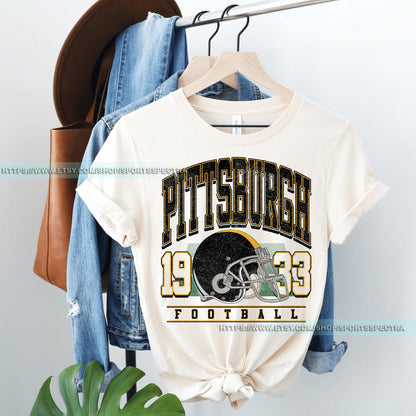 Pittsburgh Football Sweatshirt, Retro Sports Fan Shirt, Game Day Gift Tee, Pittsburgh Mascot Sweatshirt, Pittsburgh Football Fan Shirt