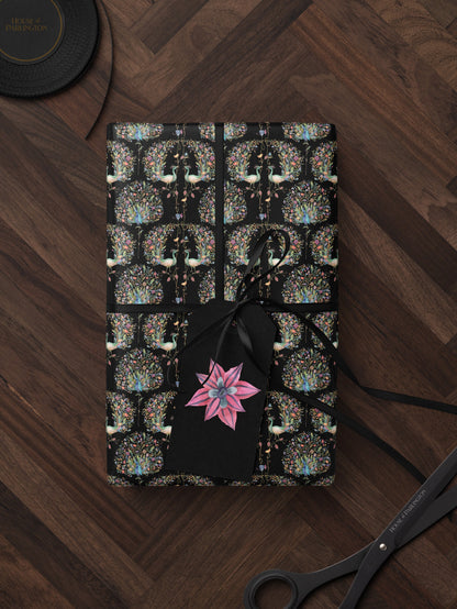 Elegant Wrapping Paper Peacock Gift Wrap Unique Wrapping Paper Wedding Gift Wrapping Paper Gift Package for Her Decorative Paper Thick Paper