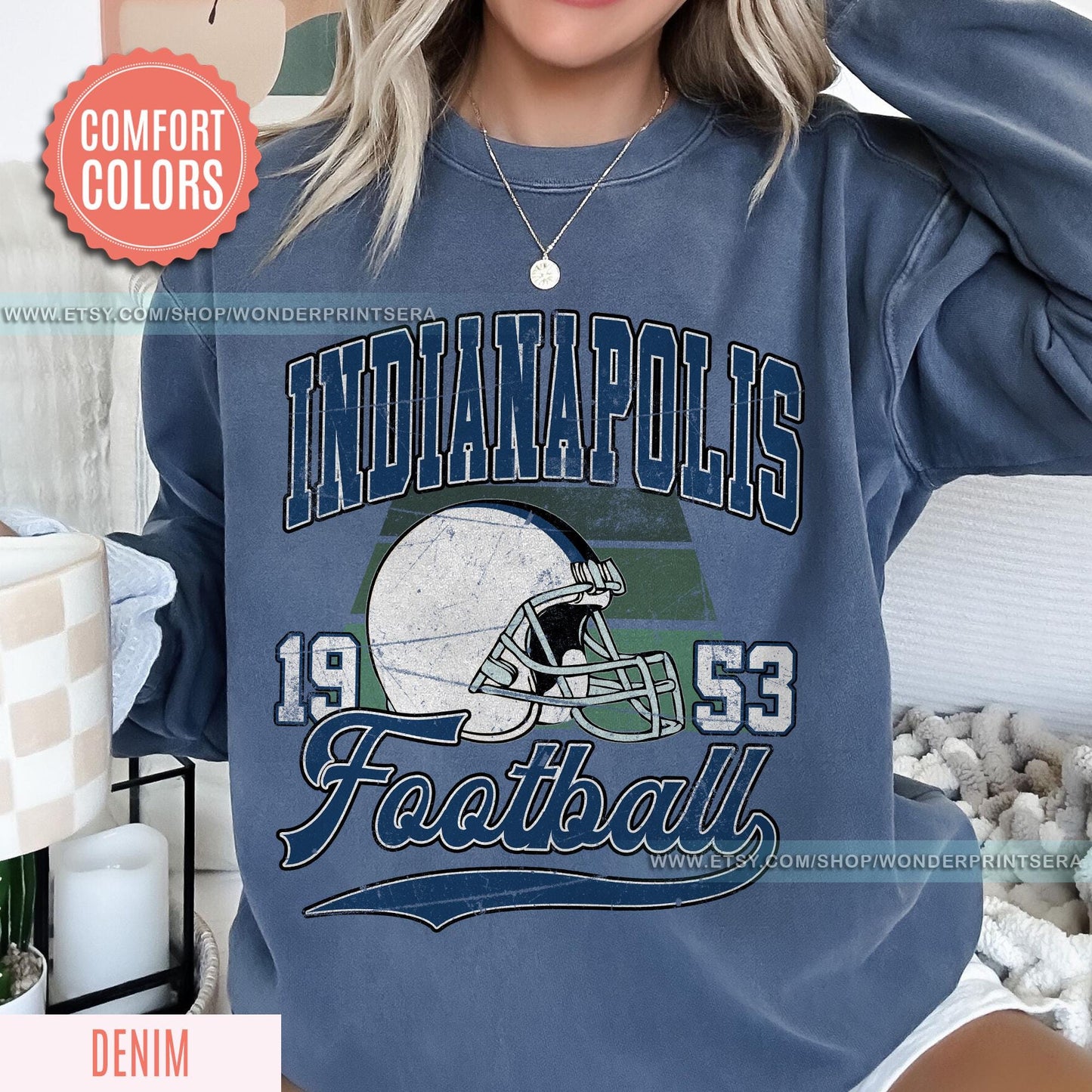 Indianapolis Football Vintage Style Shirt, Indianapolis Sweatshirt, Sunday Football, Indianapolis Football Fan Shirt, Indianapolis Game Day