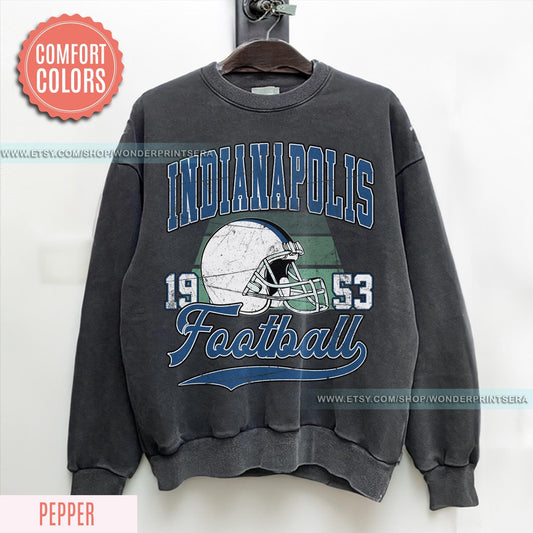 Indianapolis Football Vintage Style Shirt, Indianapolis Sweatshirt, Sunday Football, Indianapolis Football Fan Shirt, Indianapolis Game Day