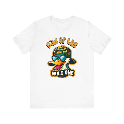 Dad of the Wild One T-Shirt: Duck Hunting Birthday - Bella Canvas 3001