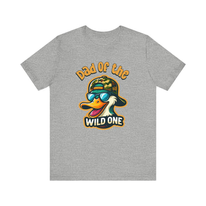 Dad of the Wild One T-Shirt: Duck Hunting Birthday - Bella Canvas 3001