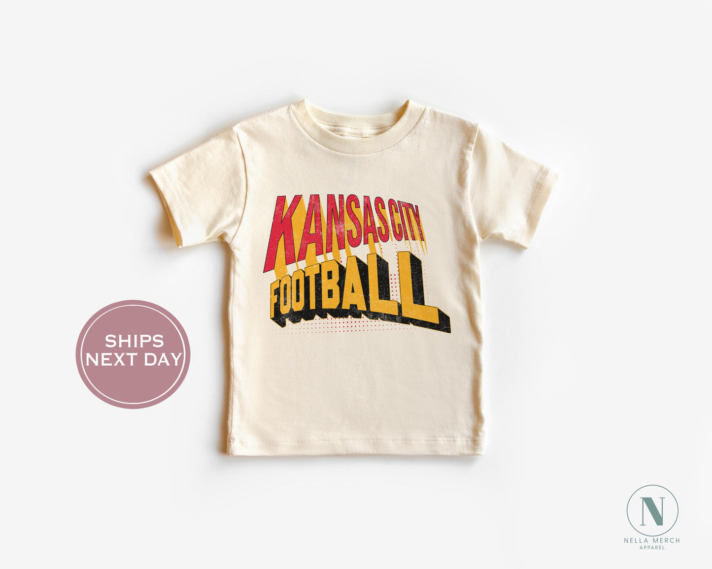 Retro Kansas City Football Shirt, Vintage Kansas City Football Shirt, Kansas City Football Women Shirt, Kansas City Football Toddler Shirt