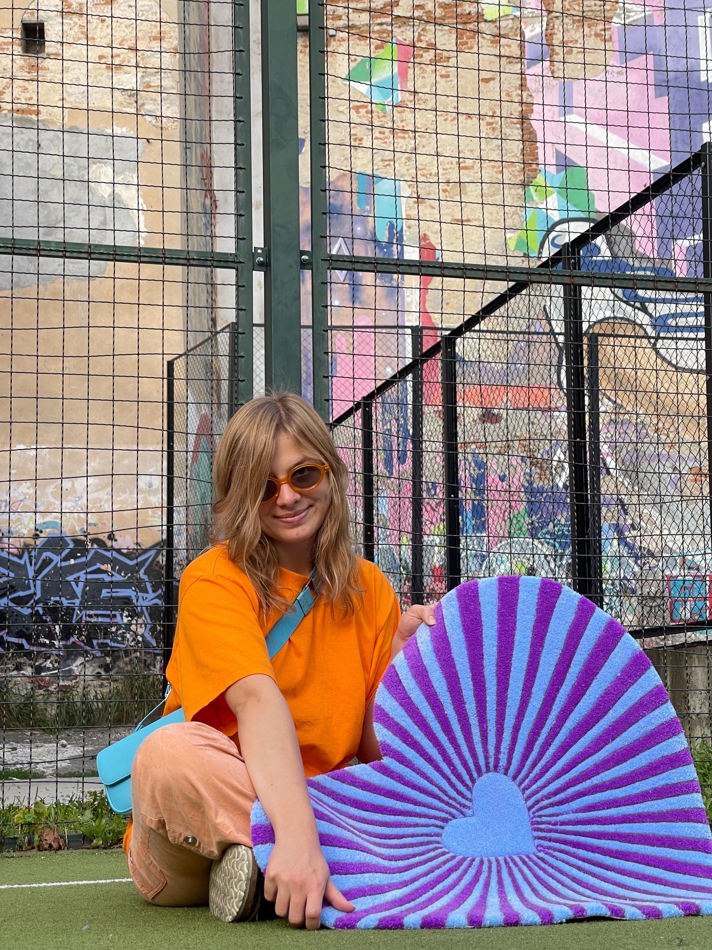 Tufted Heart Rug / 3d Custom Rug / 100% Handmade Gift , Valentine Day