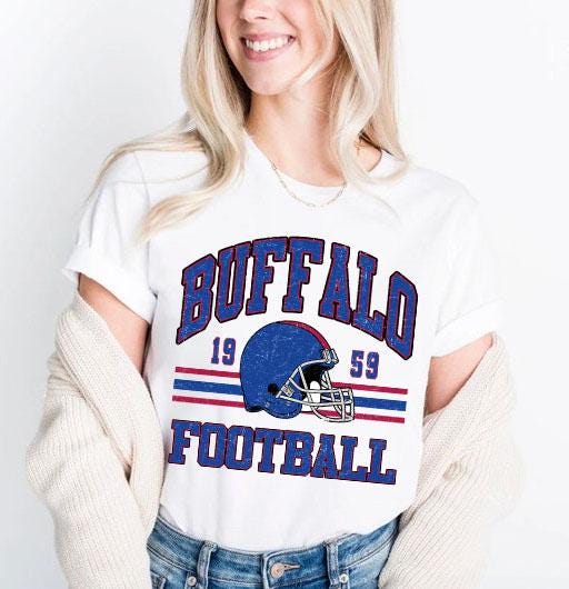 Retro Buffalo Football Sweatshirt,Buffalo Football Shirt, Sun Day Football,Buffalo Football Shirt, Game Day, Vintage Buffalo Football Shirt.