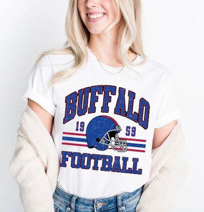 Retro Buffalo Football Sweatshirt,Buffalo Football Shirt, Sun Day Football,Buffalo Football Shirt, Game Day, Vintage Buffalo Football Shirt.