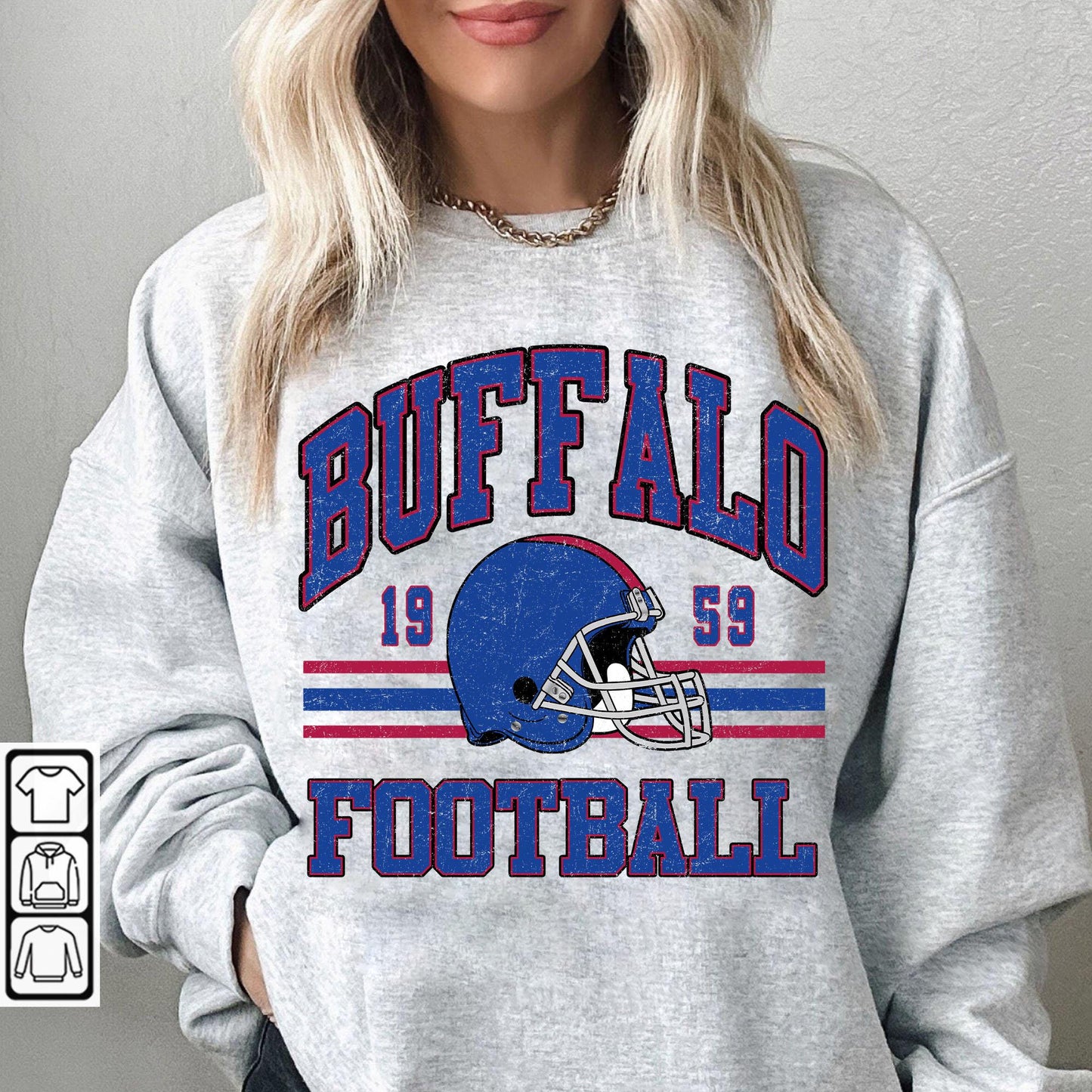Retro Buffalo Football Sweatshirt,Buffalo Football Shirt, Sun Day Football,Buffalo Football Shirt, Game Day, Vintage Buffalo Football Shirt.