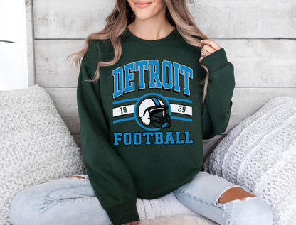 Vintage Detroit Football Shirt, Detroit Football Shirt, Fan Gifts Tee, Football Tee, Sun Day Football, Vintage Style Detroit Football Shirt