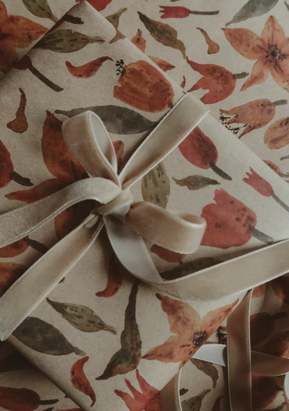 Tulips wrapping paper, Gift Wrap, gift wrapping paper, Gift Warp, Wrapping paper, gift paper, floral wrapping paper, recycled