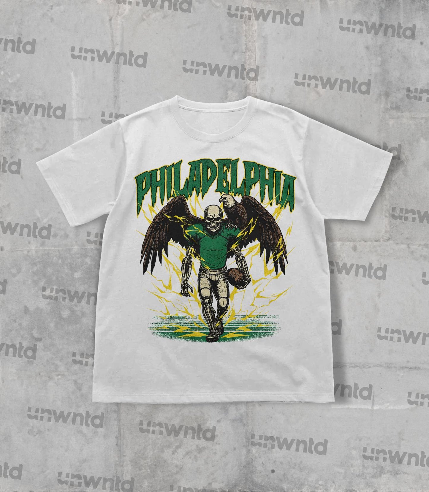 Philadelphia Football Shirt - Graphic Tees - Skeleton Shirt - Merch Tee - Gift Shirt - Bootleg Shirt - Vintage - Skeleton Football Shirt