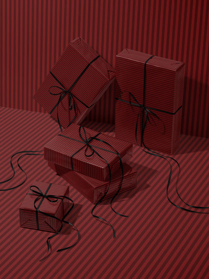 Red Stripe Wrapping Paper Roll Gift Wrap Wedding Wrapping Paper Print Elegant Gift Wrap Valentine Wrapping Paper Christmas Gift Wrap for Her