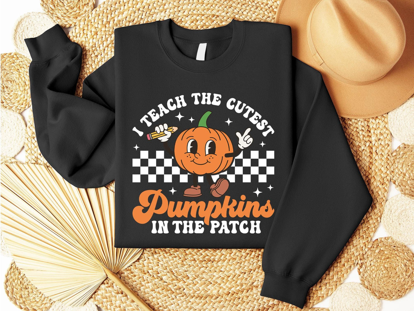 I Teach The Cutest Pumpkins In The Patch Shirt Tee,Halloween Teacher Sweatshirt, Fall Teacher Shirts,Pumpkin Teacher Tee,Cute Teacher Shirts