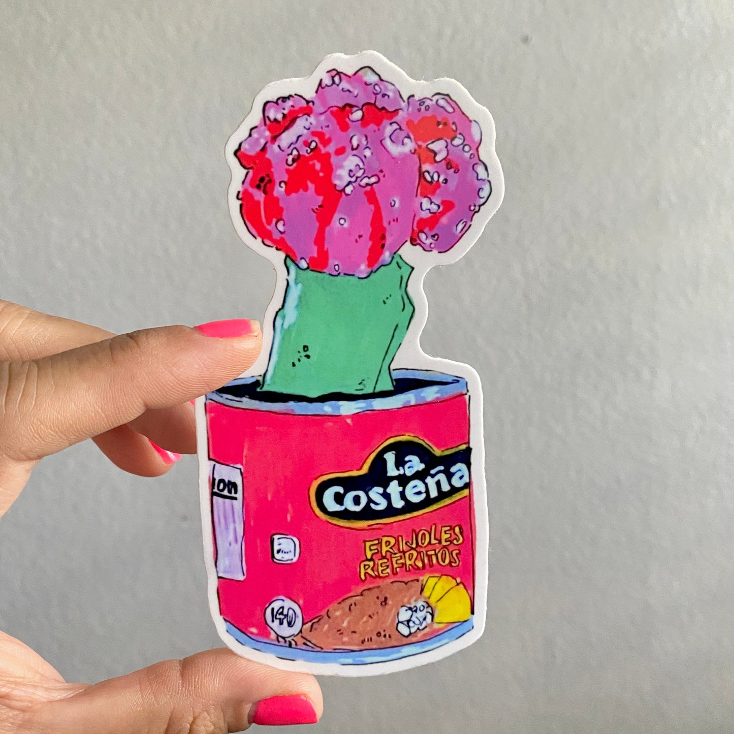 Rasquachismo Nopalitos Succulent | Large 5" Sticker Decal | Water-Resistant | Latino Plants