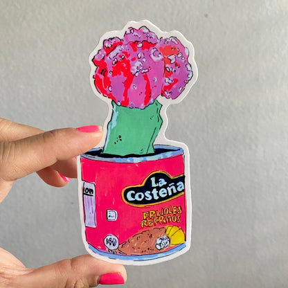 Rasquachismo Nopalitos Succulent | Large 5" Sticker Decal | Water-Resistant | Latino Plants