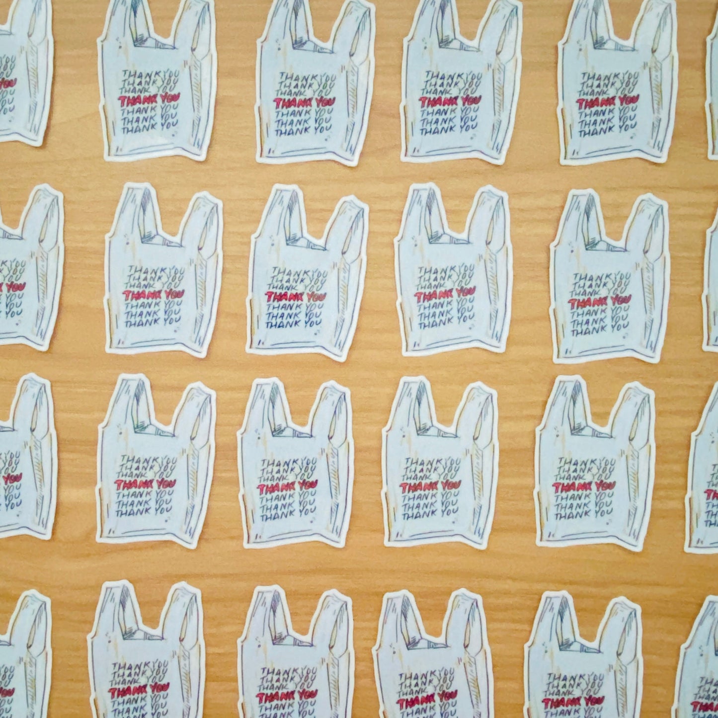 Grocery Bag Icon | 3" Sticker Decal | Water-Resistant | Grocery Shopper Tote